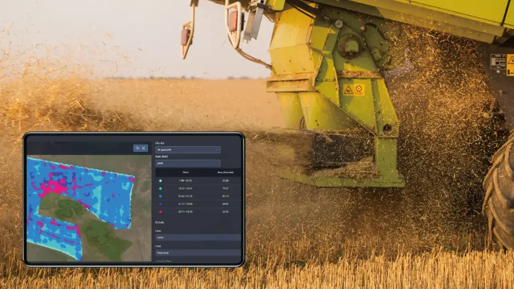 AYM Yield and Moisture integration with the Farm Management Solution