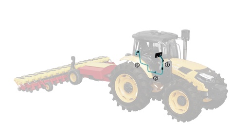 [900237700Q0030A] FjDynamics ISOBus Kit - In Cab - IsoBus Ready Tractor - AT2Lite / AG1